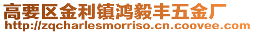 高要區(qū)金利鎮(zhèn)鴻毅豐五金廠