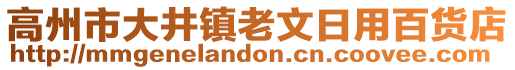 高州市大井鎮(zhèn)老文日用百貨店