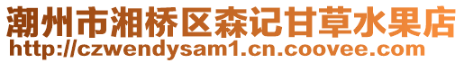 潮州市湘橋區森記甘草水果店