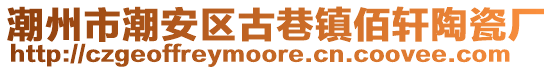 潮州市潮安區(qū)古巷鎮(zhèn)佰軒陶瓷廠