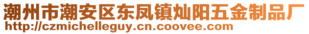 潮州市潮安區(qū)東鳳鎮(zhèn)燦陽五金制品廠