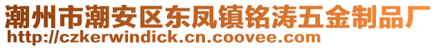 潮州市潮安區(qū)東鳳鎮(zhèn)銘濤五金制品廠