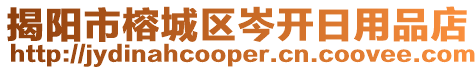 揭陽市榕城區岑開日用品店
