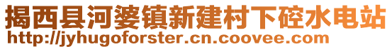 揭西縣河婆鎮(zhèn)新建村下硿水電站