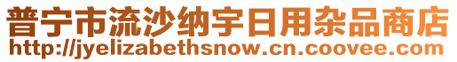 普寧市流沙納宇日用雜品商店