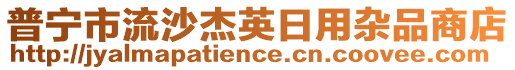 普寧市流沙杰英日用雜品商店