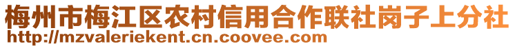 梅州市梅江區農村信用合作聯社崗子上分社