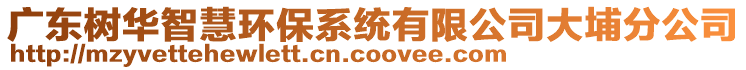 廣東樹華智慧環(huán)保系統(tǒng)有限公司大埔分公司