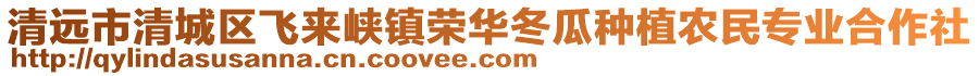 清遠市清城區(qū)飛來峽鎮(zhèn)榮華冬瓜種植農(nóng)民專業(yè)合作社