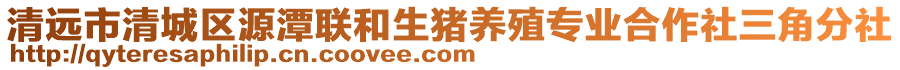 清遠(yuǎn)市清城區(qū)源潭聯(lián)和生豬養(yǎng)殖專業(yè)合作社三角分社