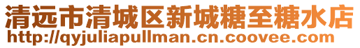 清遠市清城區新城糖至糖水店