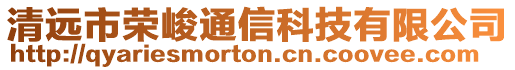 清遠市榮峻通信科技有限公司