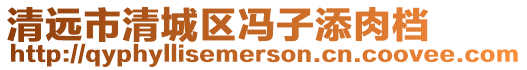 清遠市清城區(qū)馮子添肉檔