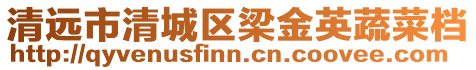 清遠市清城區梁金英蔬菜檔