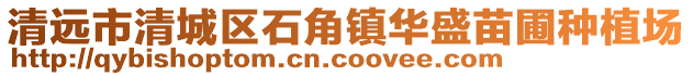清遠市清城區石角鎮華盛苗圃種植場