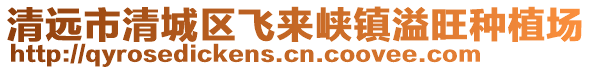 清遠市清城區飛來峽鎮溢旺種植場