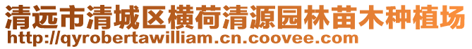 清遠市清城區橫荷清源園林苗木種植場