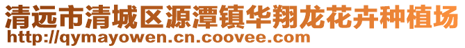 清遠市清城區源潭鎮華翔龍花卉種植場