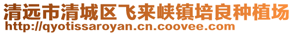 清遠市清城區(qū)飛來峽鎮(zhèn)培良種植場