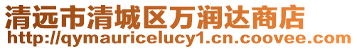 清遠市清城區(qū)萬潤達商店