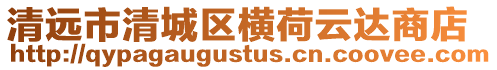 清遠市清城區橫荷云達商店