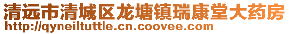 清遠(yuǎn)市清城區(qū)龍?zhí)伶?zhèn)瑞康堂大藥房