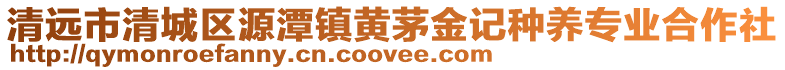 清遠市清城區源潭鎮黃茅金記種養專業合作社