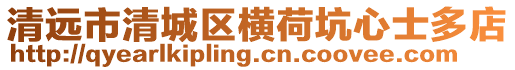 清遠市清城區橫荷坑心士多店