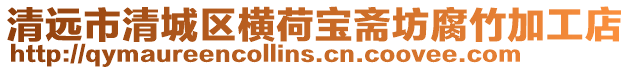 清遠市清城區橫荷寶齋坊腐竹加工店