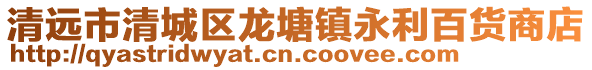 清遠市清城區龍塘鎮永利百貨商店