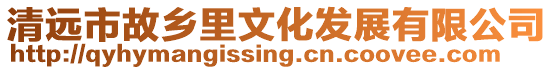 清遠市故鄉(xiāng)里文化發(fā)展有限公司