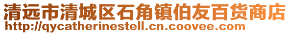 清遠(yuǎn)市清城區(qū)石角鎮(zhèn)伯友百貨商店