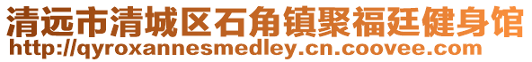 清遠市清城區石角鎮聚福廷健身館