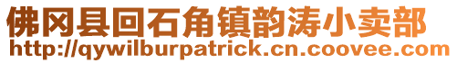 佛岡縣回石角鎮韻濤小賣部