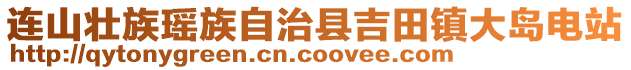 連山壯族瑤族自治縣吉田鎮(zhèn)大島電站