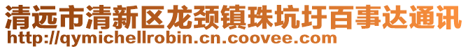 清远市清新区龙颈镇珠坑圩百事达通讯