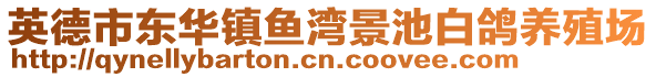 英德市東華鎮(zhèn)魚灣景池白鴿養(yǎng)殖場