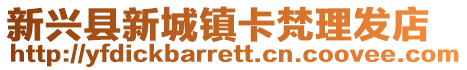 新興縣新城鎮卡梵理發店
