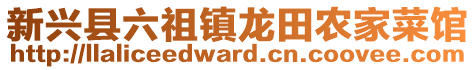 新興縣六祖鎮(zhèn)龍?zhí)镛r家菜館