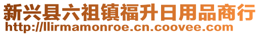 新興縣六祖鎮(zhèn)福升日用品商行