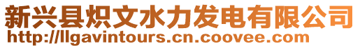 新興縣熾文水力發(fā)電有限公司