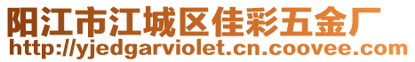 陽江市江城區(qū)佳彩五金廠