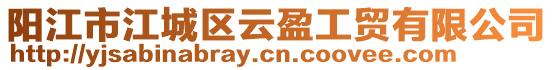 陽(yáng)江市江城區(qū)云盈工貿(mào)有限公司