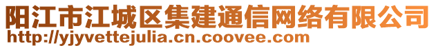 陽(yáng)江市江城區(qū)集建通信網(wǎng)絡(luò)有限公司