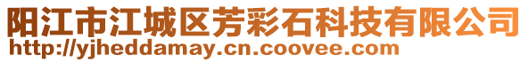 陽江市江城區(qū)芳彩石科技有限公司