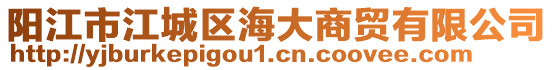陽江市江城區(qū)海大商貿(mào)有限公司