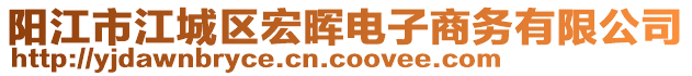 陽江市江城區(qū)宏暉電子商務(wù)有限公司