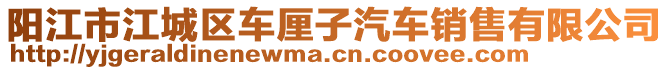 陽江市江城區(qū)車厘子汽車銷售有限公司