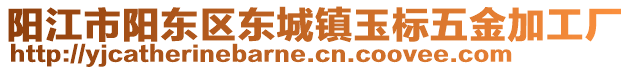 阳江市阳东区东城镇玉标五金加工厂