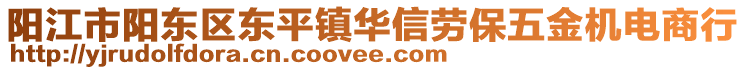 陽江市陽東區(qū)東平鎮(zhèn)華信勞保五金機(jī)電商行